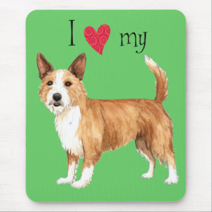 Tapis De Souris J'aime mon Podengo portugais Pequeno