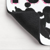 Tapis De Souris J'Aime Mon Poodle Noir (Coin)