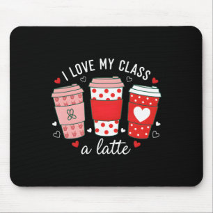 Tapis De Souris J'aime mon professeur de femmes de café Cl A Latte