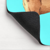 Tapis De Souris J'aime mon Rhodesian Ridgeback (Coin)