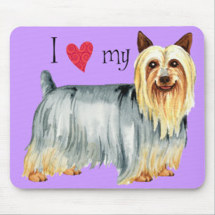 Tapis De Souris J'aime mon Silky Terrier