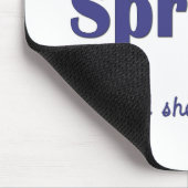 Tapis De Souris J'aime mon Sprollie (le chien femelle) (Coin)