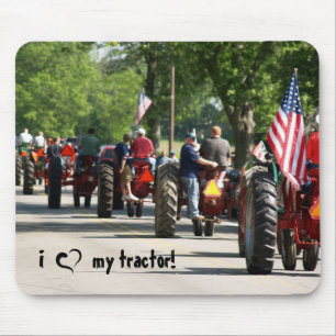 Tapis De Souris J'aime mon tracteur !