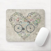 Tapis De Souris J'aime mon vélo (Avec souris)