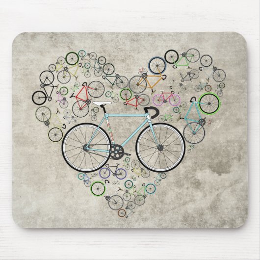 Tapis De Souris J'aime mon vélo (Devant)