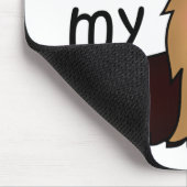 Tapis De Souris J'aime mon Yorkie, Yorkshire Terrier (Coin)