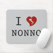 Tapis de souris J'aime Nonno (Avec souris)