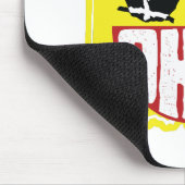 Tapis De Souris J'Aime Ohio Sourire Un Visage Heureux (Coin)