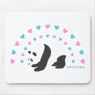 Tapis De Souris J'aime Panda