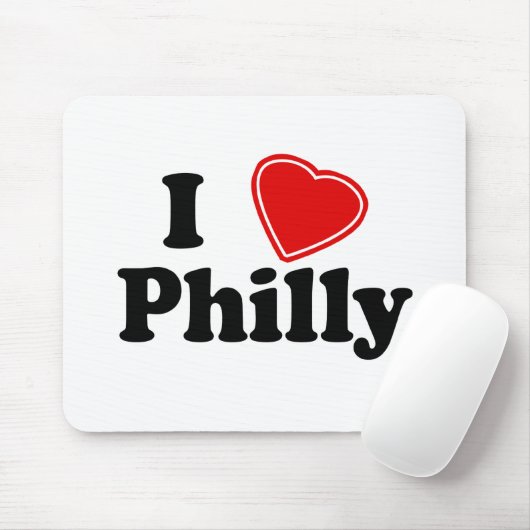 Tapis De Souris J'aime Philly (Avec souris)