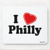 Tapis De Souris J'aime Philly (Devant)