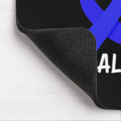 Tapis De Souris J'Aime Quelqu'Un Avec Alopecia Sensibilisation 1 (Coin)