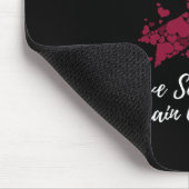 Tapis De Souris J'Aime Quelqu'Un Avec Sensibilisation À L'Aneurysm (Coin)