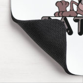 Tapis De Souris J'aime Ratties (Coin)