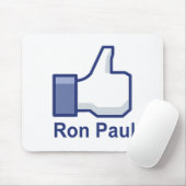 TAPIS DE SOURIS J'AIME RON PAUL (Avec souris)