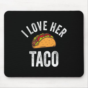 Tapis De Souris J'Aime Sa Chemise Taco Drôle Cinco De Mayo Mexicai