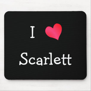 Tapis De Souris J'aime Scarlett