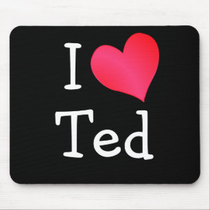 Tapis De Souris J'aime Ted