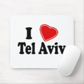 Tapis De Souris J'aime Tel Aviv (Avec souris)