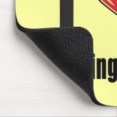 Tapis De Souris J'aime travailler à la maison ! (Coin)