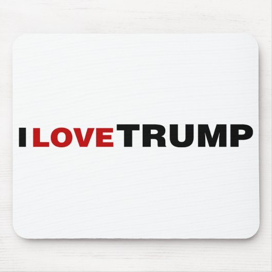 Tapis De Souris J'aime Trump (Devant)