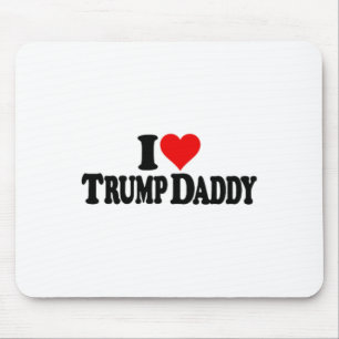 Tapis De Souris J'aime Trump Papa Papa est à la maison