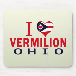 Tapis De Souris J'aime Vermilion, Ohio