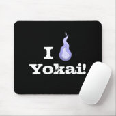 Tapis De Souris J'Aime Yokai ! Hitodama Fireball (Avec souris)