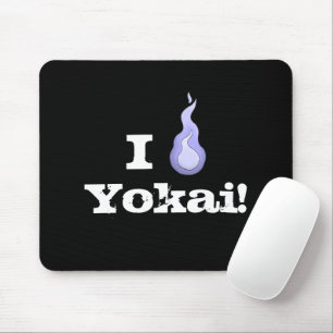 Tapis De Souris J'Aime Yokai ! Hitodama Fireball