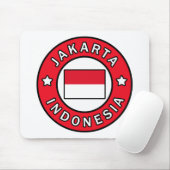 Tapis De Souris Jakarta Indonésie (Avec souris)
