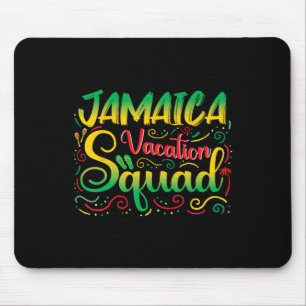 Tapis De Souris Jamaica Vacation Squad 2025 - Famille de jumelage