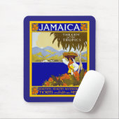 Tapis De Souris Jamaïque ~ Le joyau des tropiques (Avec souris)