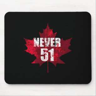 Tapis De Souris Jamais 51 Canada Feuille d'érable Vintage Cana en