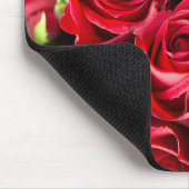 Tapis De Souris Jamais Assez Fleurs De Rose Rouge (Coin)