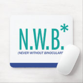 Tapis De Souris Jamais sans jumelles (Avec souris)