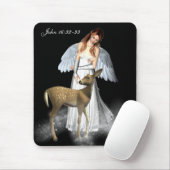 TAPIS DE SOURIS JAMAIS SEUL MOUSEPAD (Avec souris)