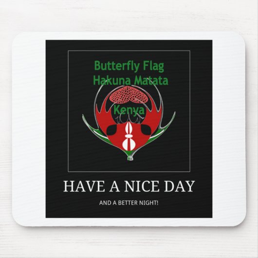 Tapis De Souris Jambo Kenya (Devant)