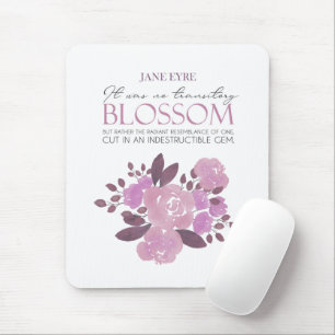 Tapis De Souris Jane Eyre - Pas de fleurs transitaires - Roses ros