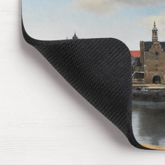 Tapis De Souris Janv. Vermeer - vue sur Delft (Coin)