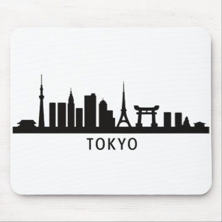 Tapis De Souris Japan Cityscape Travel | Tokyo Skyline Silhouette