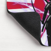 Tapis De Souris Japanese Flag & Rising Sun Samurai Warrior (Coin)