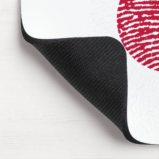 Tapis De Souris Japon Drapeau empreintes digitales Pays Fierté Ide (Coin)
