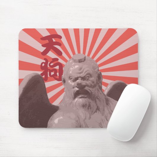 Tapis De Souris Japon Grand Tengu Yokai (Avec souris)