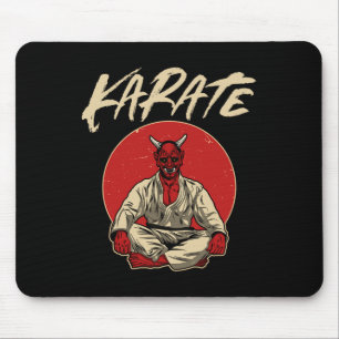 Tapis De Souris Japonais Oni Demon - Karate Gift