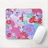 Tapis De Souris Japonais Sakura Motif Mousepad (Avec souris)