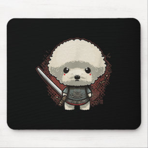Tapis De Souris Japonais Samurai Chien Tattoo, Vintage Kawaii Ninj