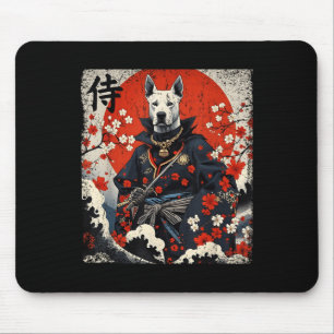 Tapis De Souris Japonais Samurai Pitbull Tattoo Kawaii Ukiyo-e Nin