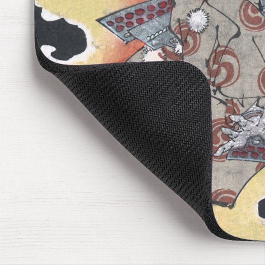 Tapis De Souris Japonais Ukiyo-e Yokai Ghost par Yoshitoshi (Coin)