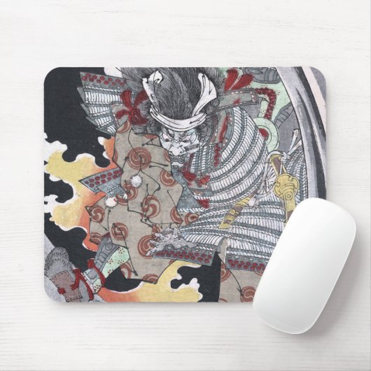Tapis De Souris Japonais Ukiyo-e Yokai Ghost par Yoshitoshi (Avec souris)