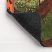 Tapis De Souris Japonisme : Arbre à prune fleuri par Vincent van G (Coin)